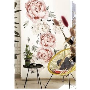 Peony Wall Decals Peel & Stick